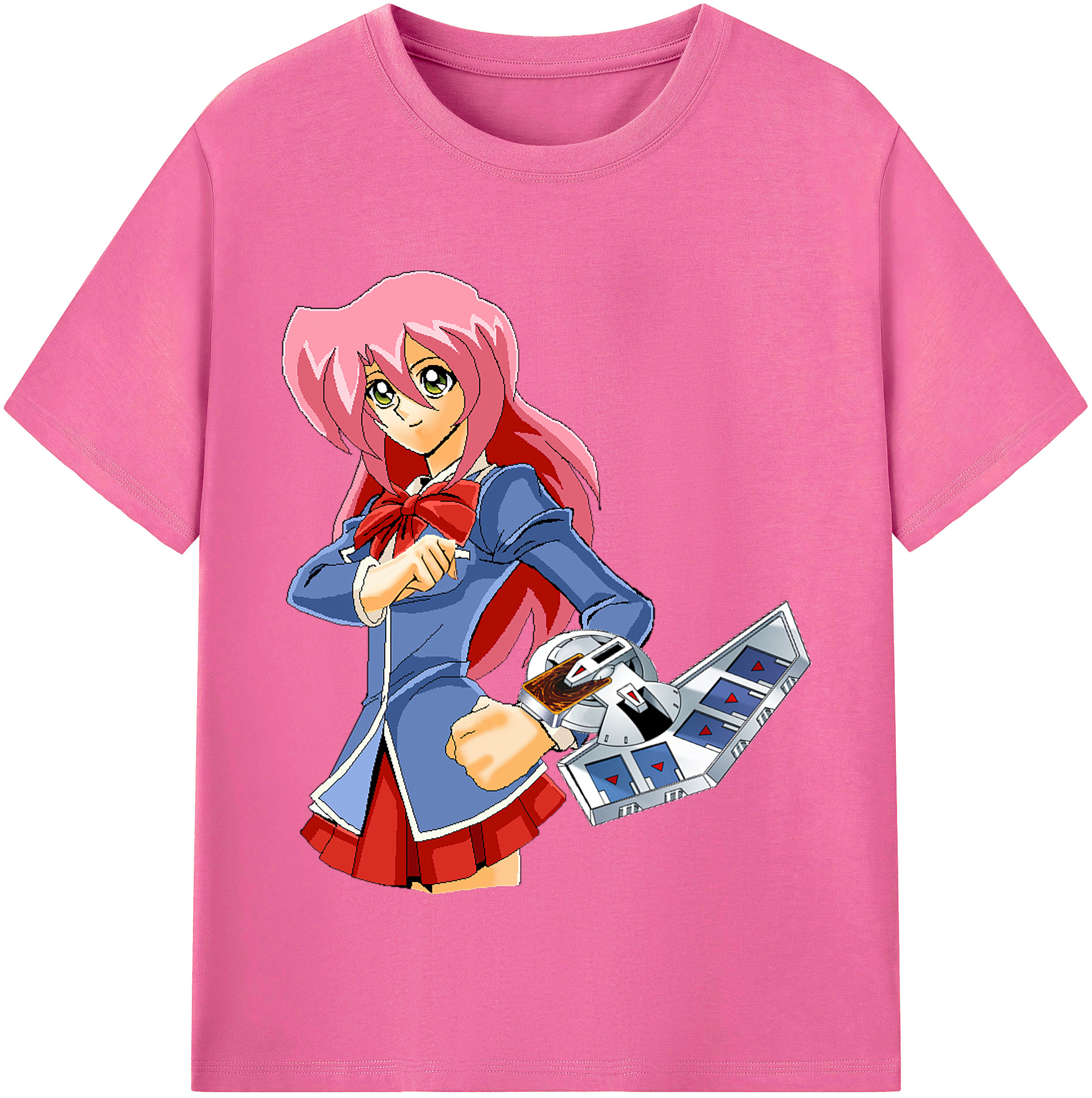 （画像用） 遊☆戯☆王 Yu-Gi-Oh! レディースカジュアルプリントTシャツ（綿100％）